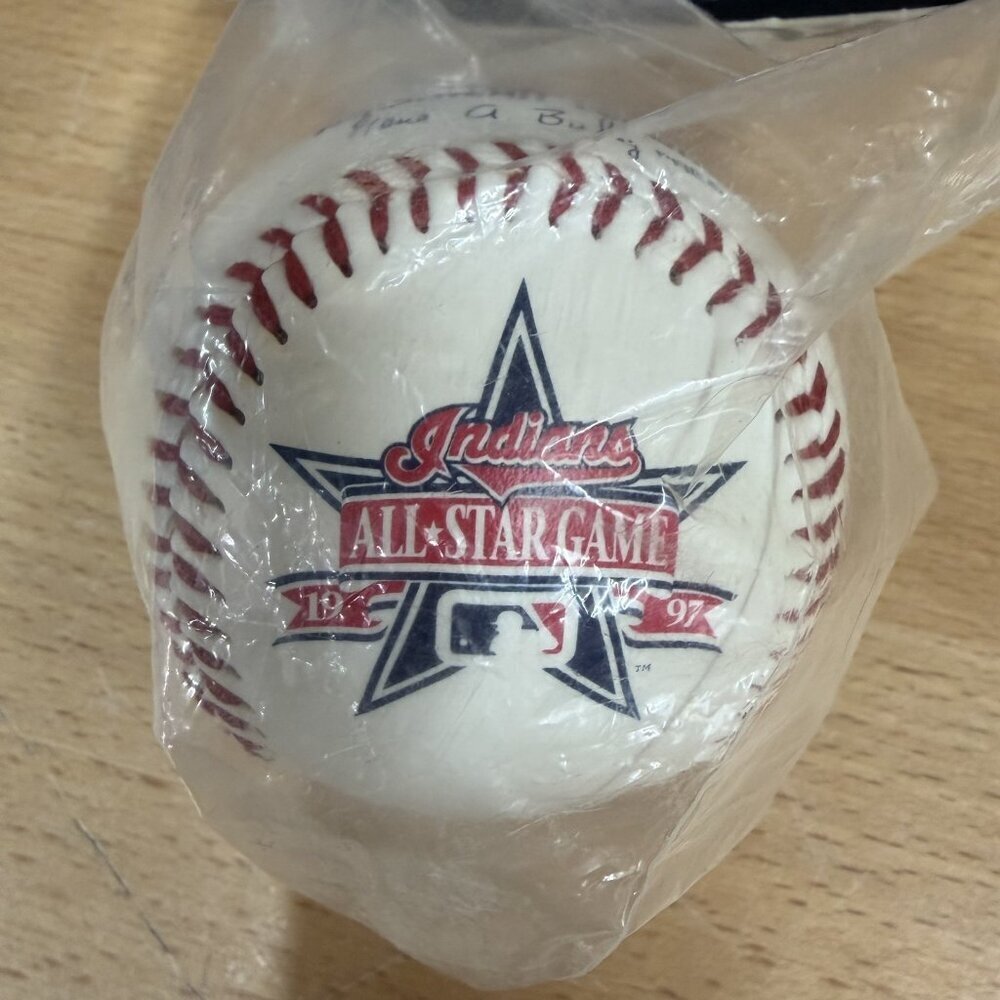 1997 All Star Game MLB Rawlings Baseball Cleveland Indians New In Package